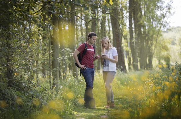 sfeerfoto wandelen